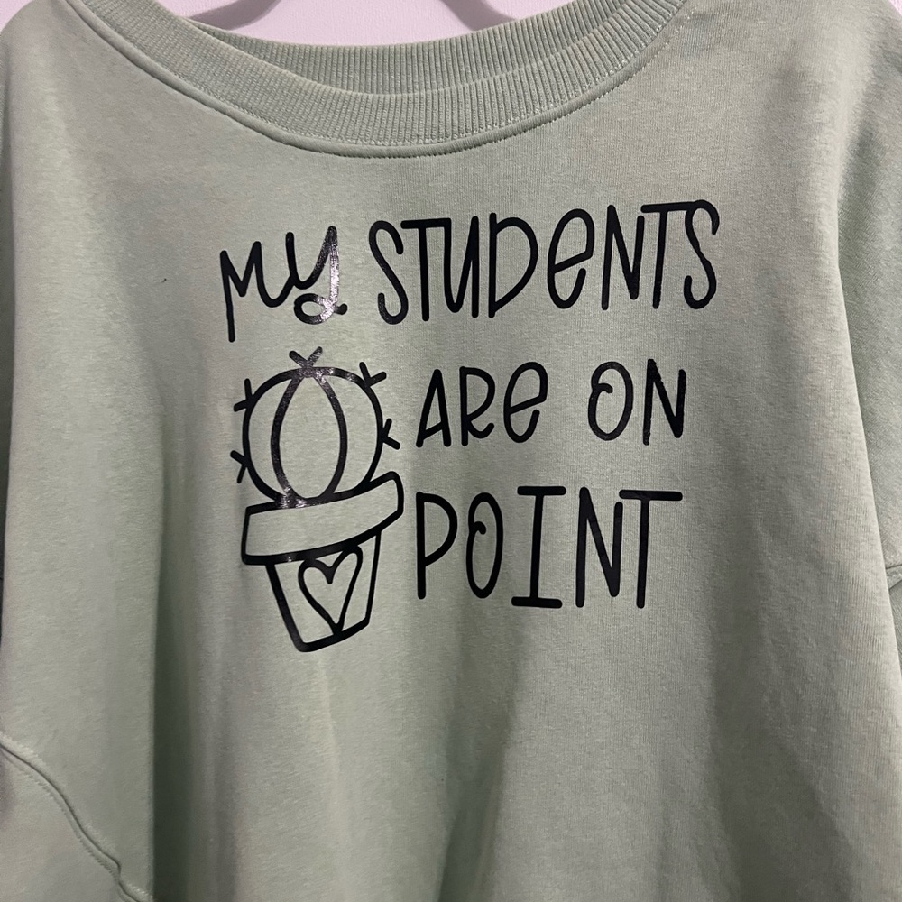 Sage green sweater